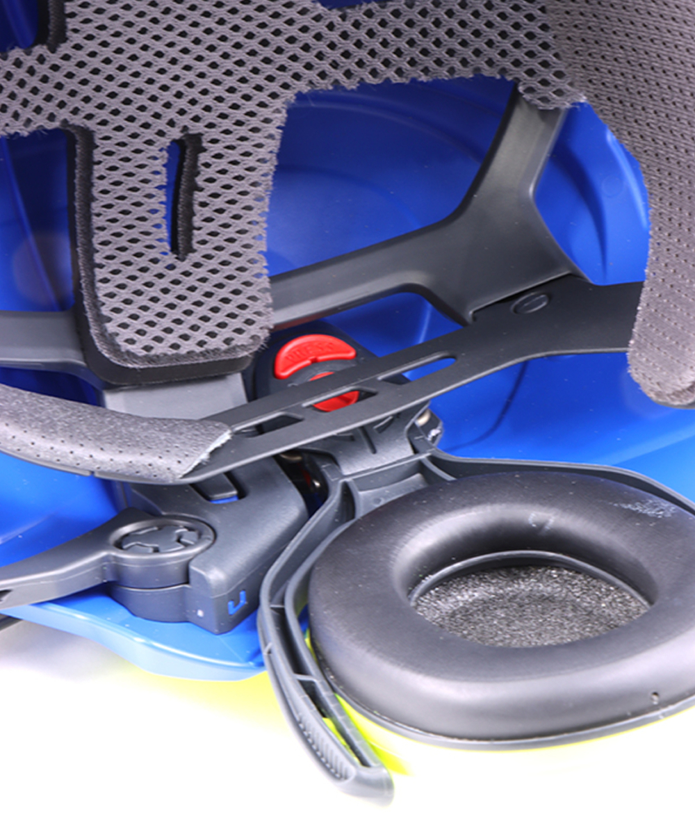 Gehörschutz Protos® mit Bügel, blau - Hebetech AG